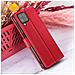 Custodia A Portafoglio Per Galaxy A12 / M12 Con Supporto E Linguetta Magnetica, Rosso - Foto miniatura 4