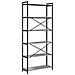 Libreria Grigio sonoma 80 x 30 x 188 cm Legno multistrato - Foto miniatura 7