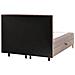 Divano Letto Con Contenitore Tessuto Officer 160 X 200 Cm Tortora - Foto miniatura 6