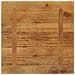 Piano per Tavolo 70x70x3,8 cm Quadrato Legno Massello di Mango - Foto miniatura 5
