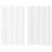Tende con tende 2 pcs Bianco Poliestere - Foto miniatura 1