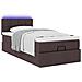 Struttura Letto Pouf con Materasso 80x200 cm in Tessuto - Foto miniatura 6