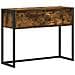 Tavolino Quercia Fumosa 100 x 36 x 75 cm Legno multistrato - Foto miniatura 1