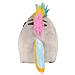 Peluche icorn Morbida Pelliccia In Poliestere Arrossata 20cm, Grigio - Foto miniatura 4