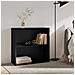 Libreria Rovere Nero 60 x 30 x 76.5 cm Legno multistrato - Foto miniatura 2