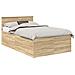 Struttura del letto con testiera Rovere Sonoma 120 x 200 cm - Foto miniatura 1