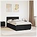 Struttura del letto Nero 120 x 200 cm Legno multistrato - Foto miniatura 2