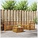 Set divani 6 pcs Naturale Legno di Acacia Massello - Foto miniatura 2