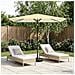 Parasol da Giardino con Luci LED 200 x 300 cm Poliestere - Foto miniatura 5
