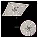 Parasol da Giardino con Luci LED 200 x 300 cm Poliestere - Foto miniatura 6
