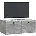 Mobile Porta TV da Muro Grigio Cemento 78,5 x 41 x 30 cm - Foto miniatura 2