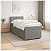 Letto box spring con materasso Grigio Chiaro 90 x 190 cm - Foto miniatura 2