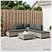 6 pz Set Lounge in Rattan con Cuscini GENDT Rattan naturale - Foto miniatura 10