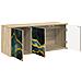 Mobile TV da Parete WIJHE 102 x 33 x 40 cm Rovere Sonoma - Foto miniatura 3