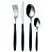 Servizio posate 24 pezzi my fusion nero - Foto miniatura 1