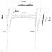 LED-W650BLACK Supporto a Parete per TV - Foto miniatura 7