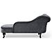 Chaise Longue Sinistra In Velluto Grigio Nimes - Foto miniatura 23