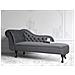 Chaise Longue Sinistra In Velluto Grigio Nimes - Foto miniatura 25
