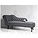 Chaise Longue Sinistra In Velluto Grigio Nimes - Foto miniatura 20