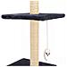 Albero Per Gatti Con Tiragraffi In Sisal 260 Cm Blu Scuro - Foto miniatura 6