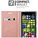Custodia Compatibile Con Nokia Lumia 830 In Classy Oro Rosa - Coperchio Protettiva Con Chiusura Magnetica, Funzione Stand E Tasca Per Le Carte - Foto miniatura 7