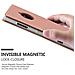 Custodia Compatibile Con Nokia Lumia 830 In Classy Oro Rosa - Coperchio Protettiva Con Chiusura Magnetica, Funzione Stand E Tasca Per Le Carte - Foto miniatura 9