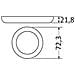 Plafoniera A Led Aruba 12/24v 3w Bianca 3000k #os1344401 - Foto miniatura 2