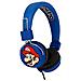 ver Otl Mario And Luigi Cuffie Con Filo Jack 3.54 Mm Regolabili Blu - Foto miniatura 1