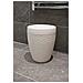 Faux Rattan Rotonda Bagno Bin Con Coperchio Basculante Calico Lino - Foto miniatura 4