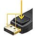 Cavo Dp->dp S/s 3,0 M Con Bloccaggio Displayport->displayport - Foto miniatura 1