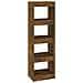 Libreria / divisorio Rovere Fumo 40x30x135 Cm - Foto miniatura 2