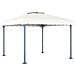 Gazebo Con Stringa Di Luci Led 300x300 Cm Crema In Alluminio - Foto miniatura 3