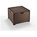 Set Salotto Da Esterno Neptune, Set Da Giardino Con Cuscini, Salottino Indoor E Outdoor Effetto Rattan, 100% Made In Italy, Marrone - Foto miniatura 4