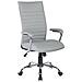 Sedia Da Ufficio Geelong, Poltrona Presidenziale Con Braccioli, Sedia Ergonomica Da Ufficio, 63x65h108/118 Cm, Grigio - Foto miniatura 1