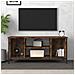 Mobile Tv Rovere Fumo 102x35x45 Cm In Legno Multistrato - Foto miniatura 3