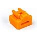 Nl03p2or Clip Sicura Bloccaporte Rj-45 Arancione 100 Pz - Foto miniatura 7