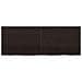 Piano Bagno Marrone Scuro 140x50x (2-4) cm Legno Trattato - Foto miniatura 8