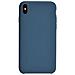 Cover Per Iphone Xs Max Rigida In Silicone Soft Touch, Blu - Foto miniatura 1