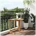 Tavolo Da Balcone Pieghevole 90x60x72 Cm Legno Massello Acacia - Foto miniatura 3