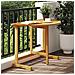 Tavolo Da Balcone Pieghevole 90x60x72 Cm Legno Massello Acacia - Foto miniatura 1