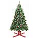 Supporto Per Albero Di Natale Rosso 61x61x15,5 Cm - Foto miniatura 3