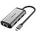 CNCHB replicatore di porte e docking station per laptop Cablato USB 3.2 Gen 1 (3.1 Gen 1) Type-C Grigio - Foto miniatura 1