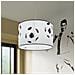 Lampada A Sospensione Football A 40 Sl. 1425 - Moderno Lampade A Sospensione Bianco Nero 82x40x40 Cm - Foto miniatura 6