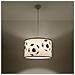 Lampada A Sospensione Football A 40 Sl. 1425 - Moderno Lampade A Sospensione Bianco Nero 82x40x40 Cm - Foto miniatura 8