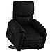 Poltrona Alzapersona Reclinabile Nera In Similpelle - Foto miniatura 3