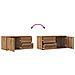Mobile Porta Tv Rovere Artigianale 80x34x35,5 Cm Truciolato - Foto miniatura 2