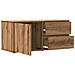 Mobile Porta Tv Rovere Artigianale 80x34x35,5 Cm Truciolato - Foto miniatura 3