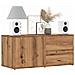 Mobile Porta Tv Rovere Artigianale 80x34x35,5 Cm Truciolato - Foto miniatura 6