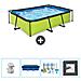Piscina Fuori Terra - Rettangolo - 300x200x65 Cm - Groen - Include Accessori Coordinati Cb3 - Foto miniatura 1