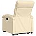 Poltrona Alzapersona Reclinabile Crema In Tessuto - Foto miniatura 3